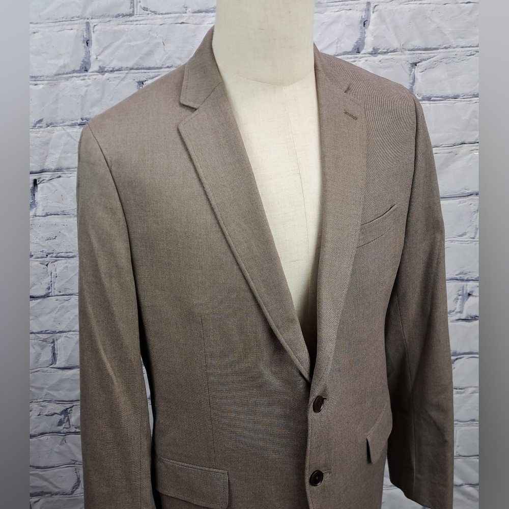 NWT Banana Republic Men's Blazer Sport Coat Tailored Fit Working Cuffs Brown 42R - Picture 9 of 16